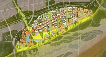 济南新旧动能转换先行区 规划蓝图 都市阳台方案展示系列三:黄河七君子